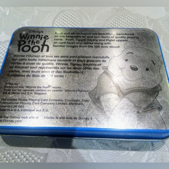 Walt Disney characters tin box bundle of 4 puzzles + 1 double Deck play, cards - Picture 3 of 15